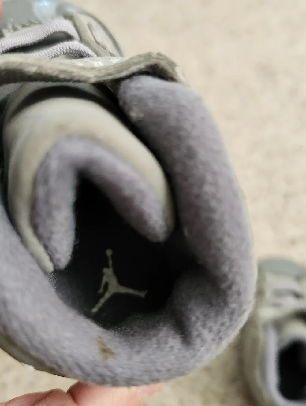 Jordan Baby Gray Shoes